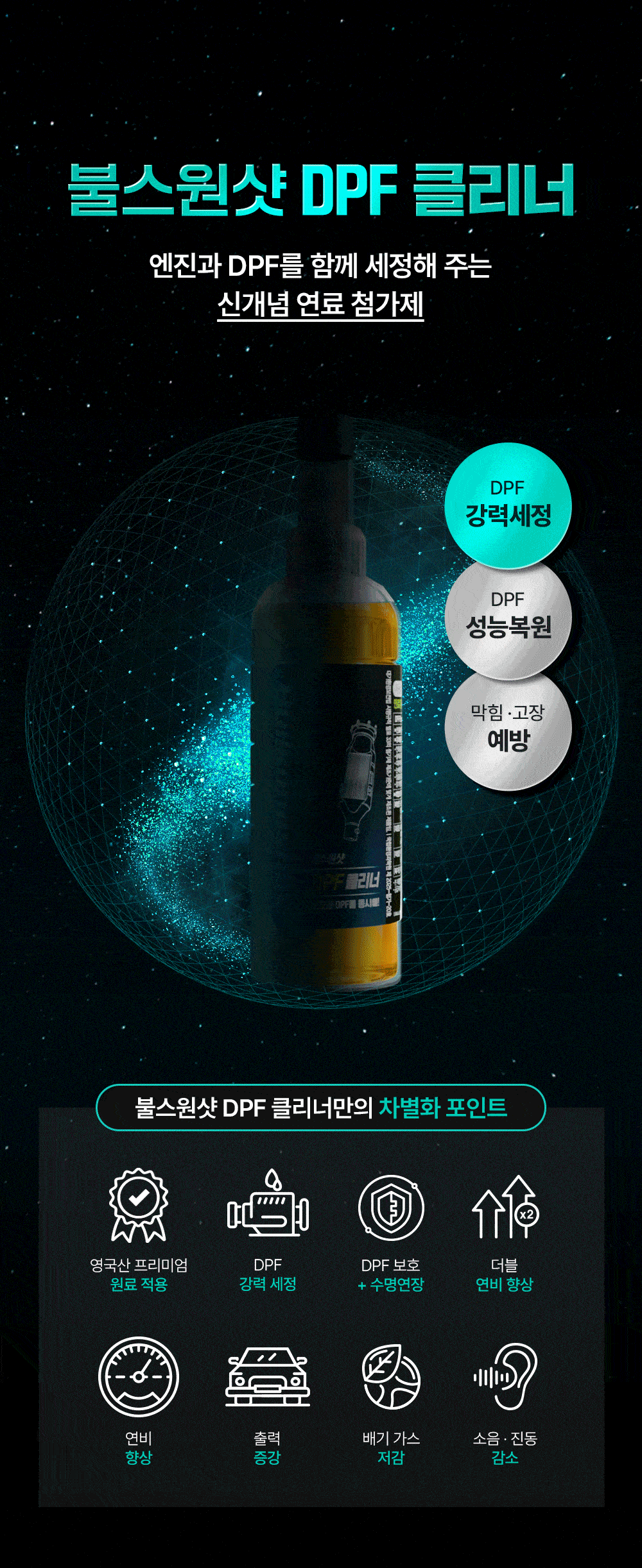 불스원샷 DPF 클리너, 500ml, 디젤/경유, 2개 상세 이미지 4