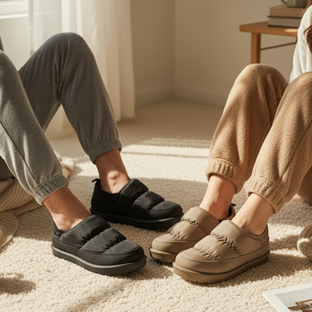 엑스퍼스 공용 방한 패딩 슬립온