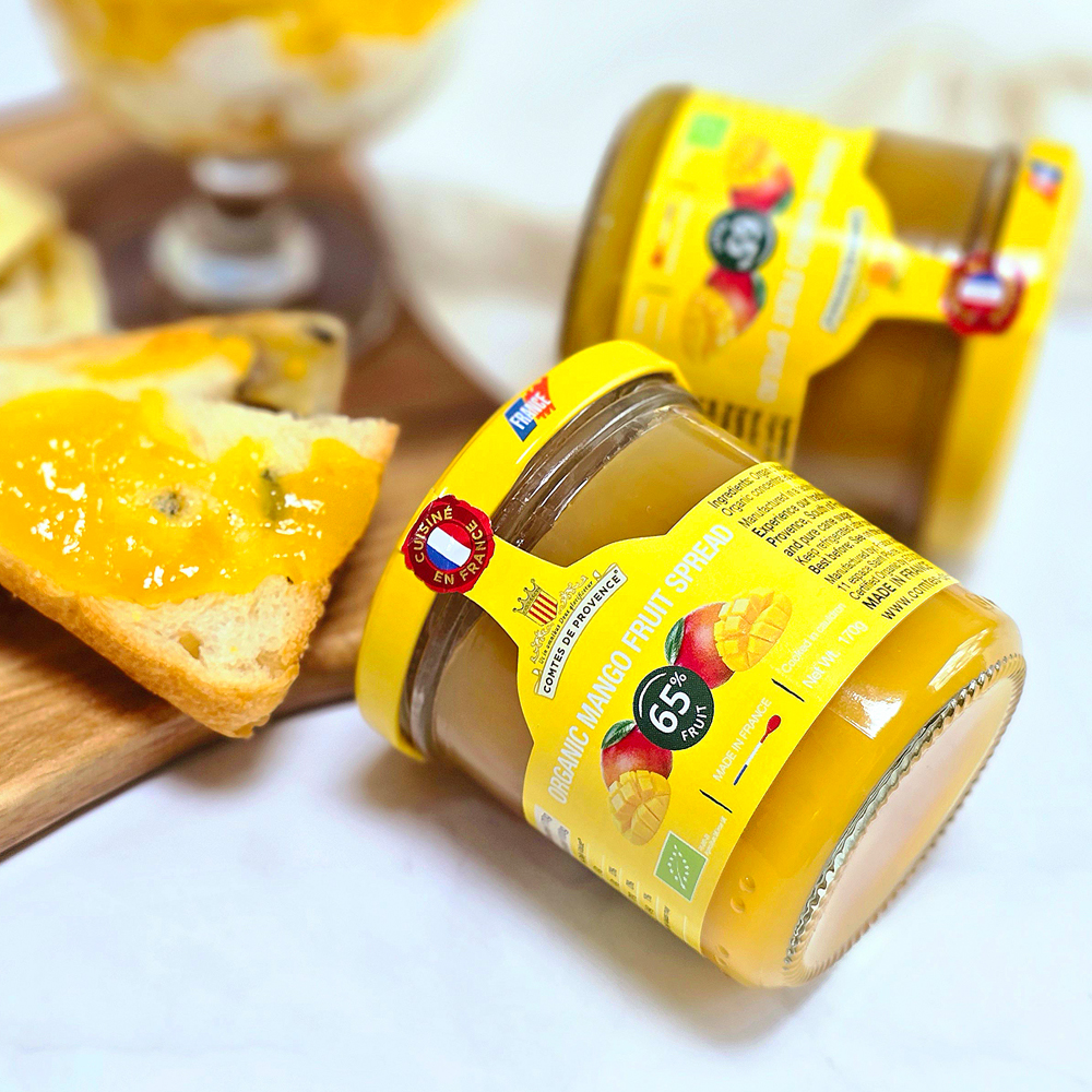 COMTES DE PROVENCE 프로방스 유기농 망고 잼, 350g, 1개