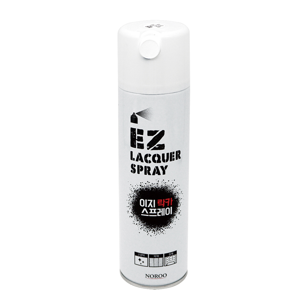 노루페인트 이지 락카 스프레이, 백색, 420ml, 1개