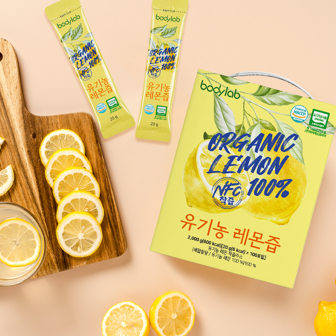 바디랩 유기농 레몬즙 20g 100포