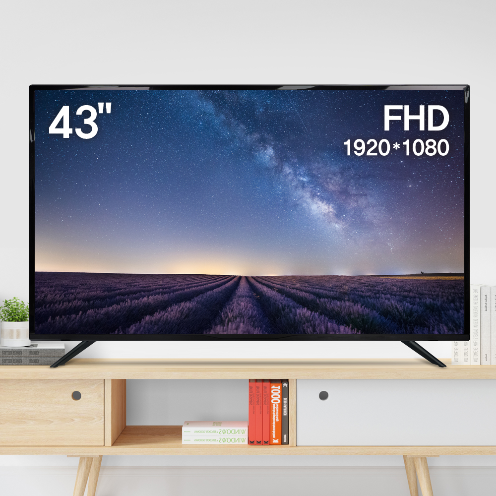 위드라이프 43인치 FHD 모니터겸용 LED TV, 벽걸이형, 방문설치, 1개