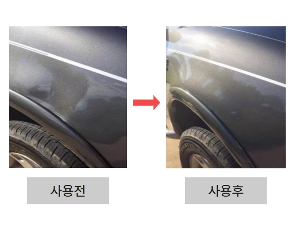 자동차 찌그러짐 복원 셀프덴트, 대(L)+소(S), 블랙, 1세트 상세 이미지 2