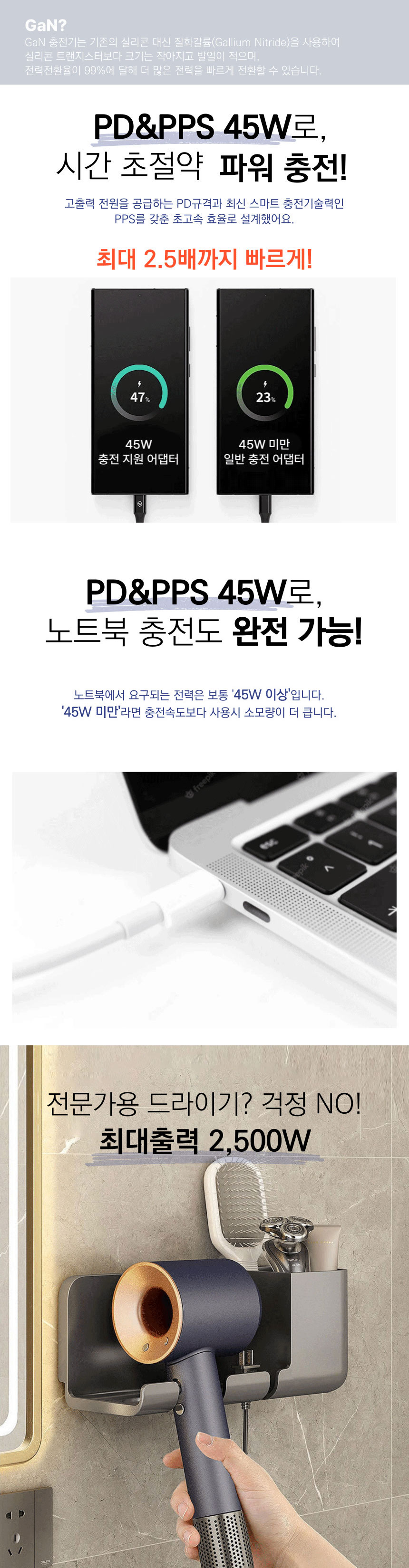 원더 스마트 해외 여행용 멀티 어댑터 BYJ-SMA001, 화이트, 1개 상세 이미지 5