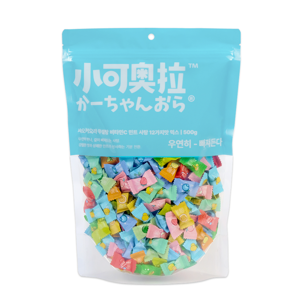 [토스쇼핑] 샤오커오라 비타민C 종합사탕, 500g, 1개