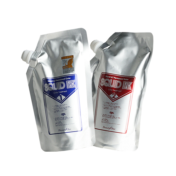 뷰티원 스퀴드 잉크 컬러 트리트먼트 염색약, 다크브라운, 1제+2제, 500g, 1개
