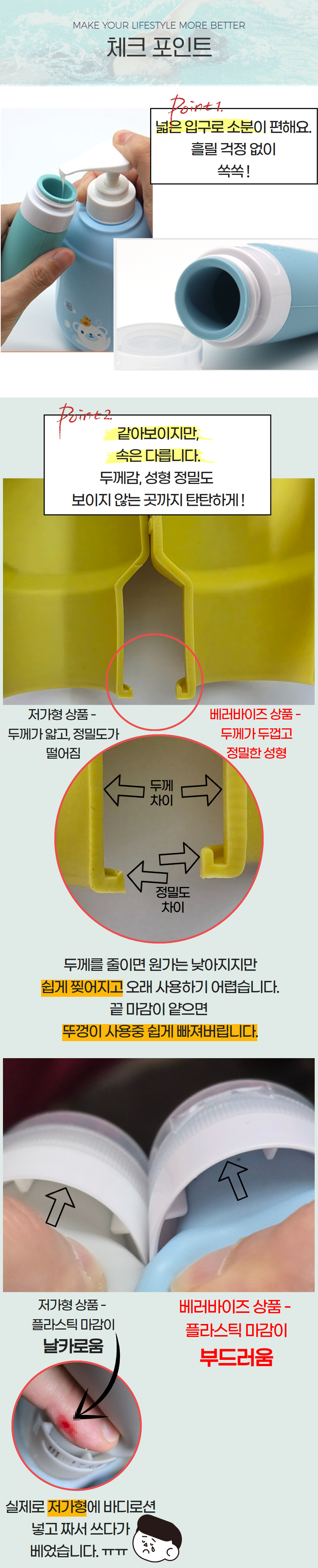 베러바이즈 수영장 실리콘 공병, 4개 + 파우치, 1개 + 실리콘 밴드, 1개 + 라벨, 1개 상세 이미지 5