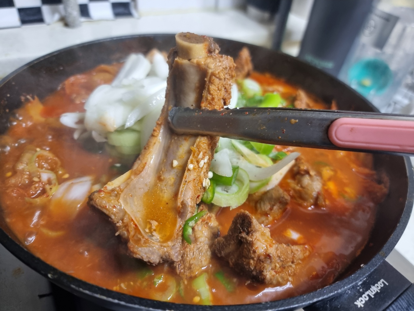 돼지 등갈비, 국내산, 3kg, 1박스