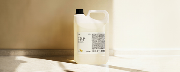 살림백서 구연산 주방세제 리필 레몬향 4L, 1개