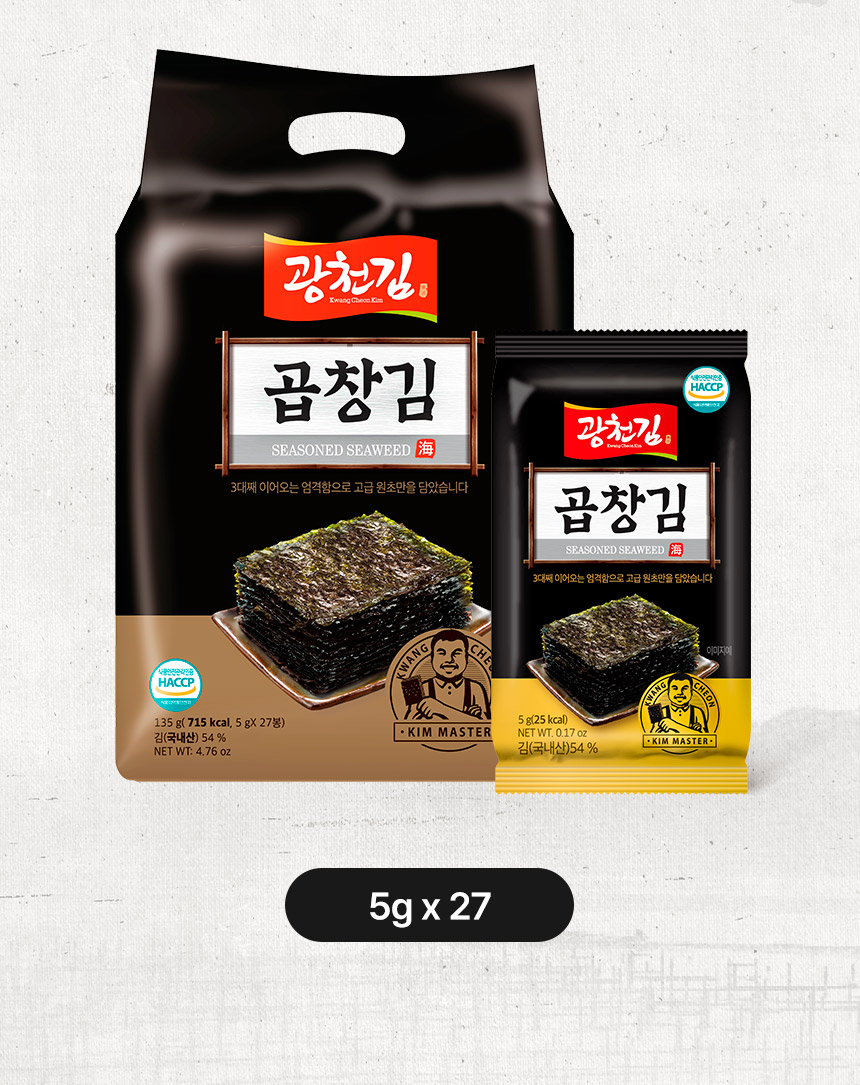 광천김 곱창김 도시락김, 5g, 27개 상세 이미지 3