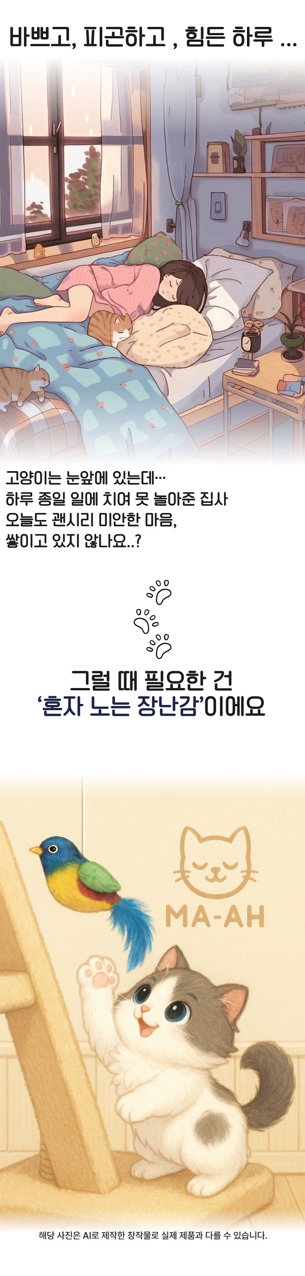 MAAH 고양이 모빌버드 소리나는 사냥놀이 새 장난감 3종 세트, 혼합, 1세트 상세 이미지 2