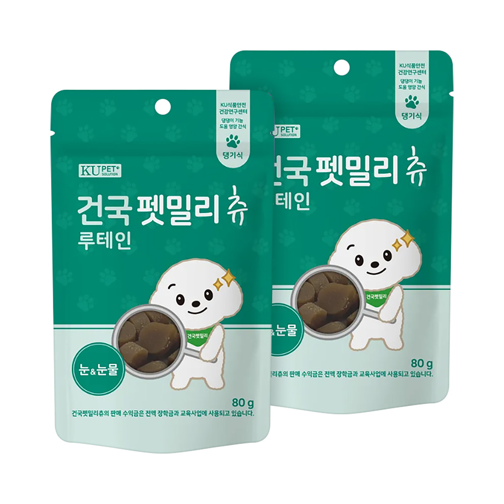 건국 펫밀리츄 루테인, 80g, 2개