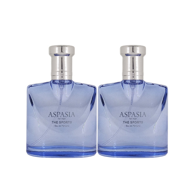 아스파시아 오드 퍼퓸 포 맨 더 스포츠, 50ml, 2개