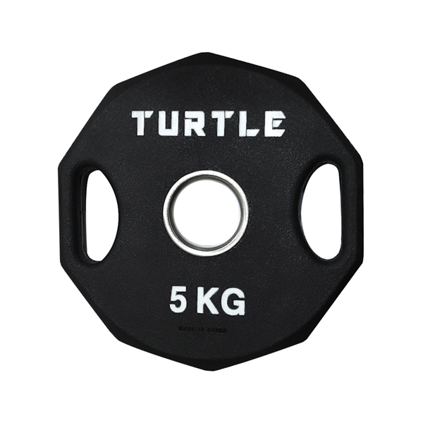 터틀 PEV 원판, 검정, 5kg, 1개