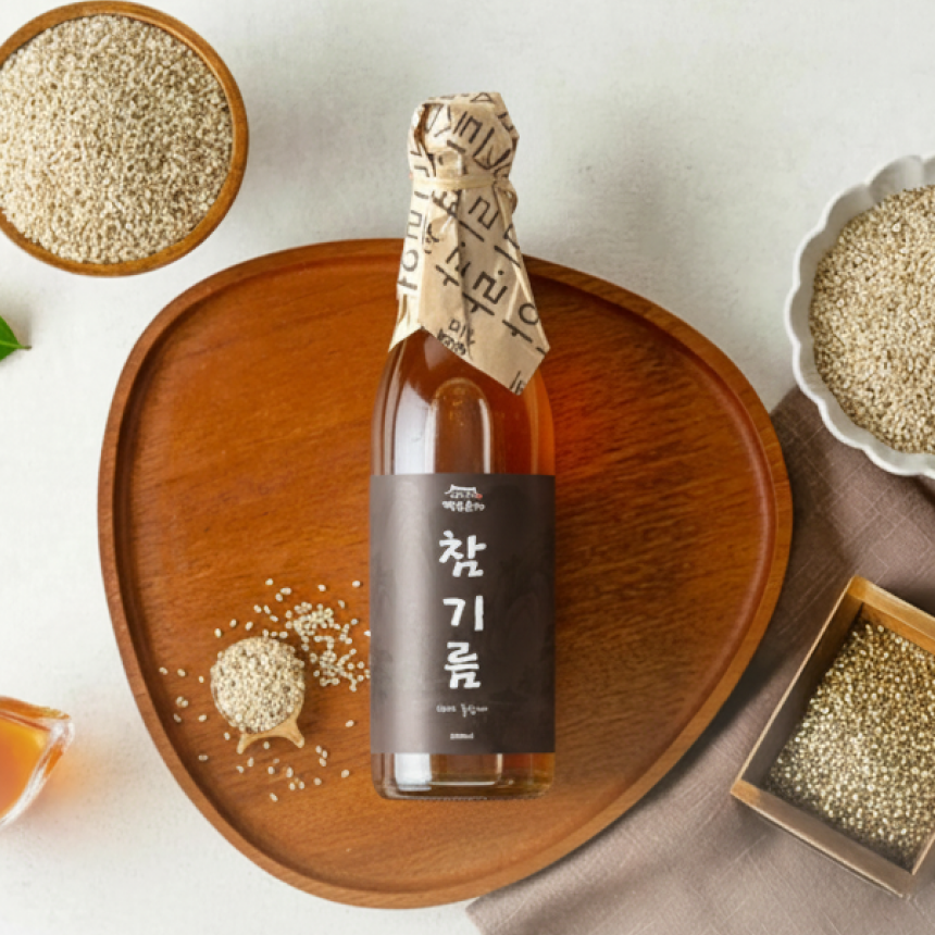 백년본가 참기름, 350ml, 4개 상품 이미지 3