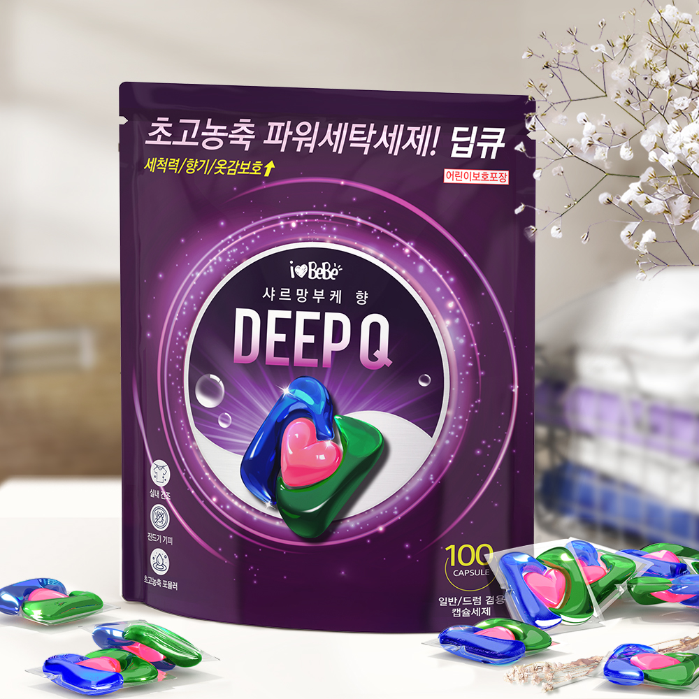 딥큐 샤르망부케 캡슐세제 100개입