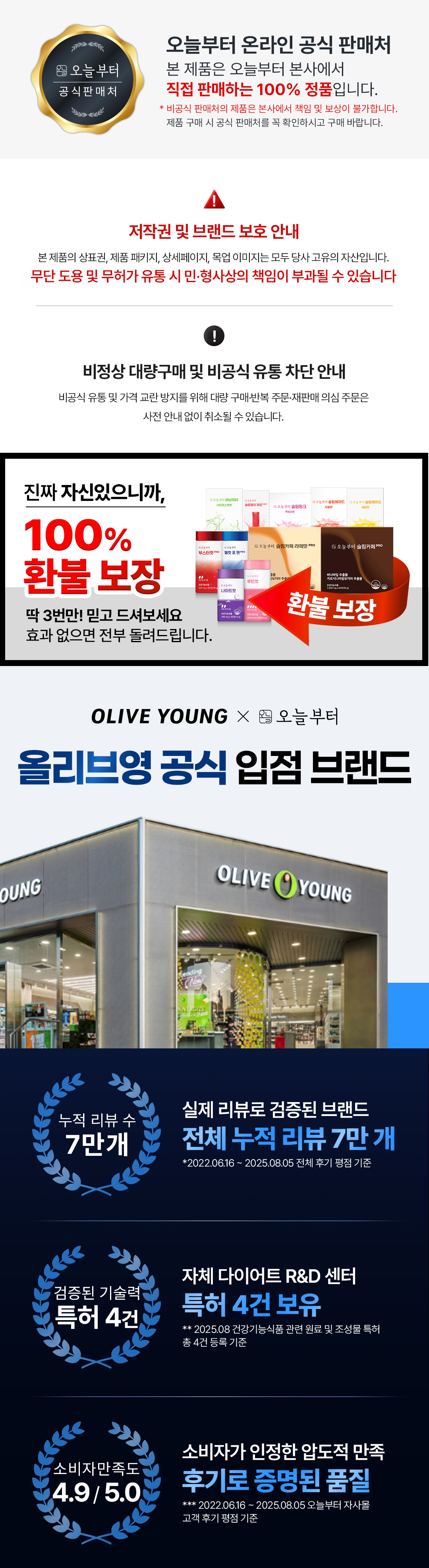 오늘부터 부스터컷 PRO, 600mg, 60정, 1병
