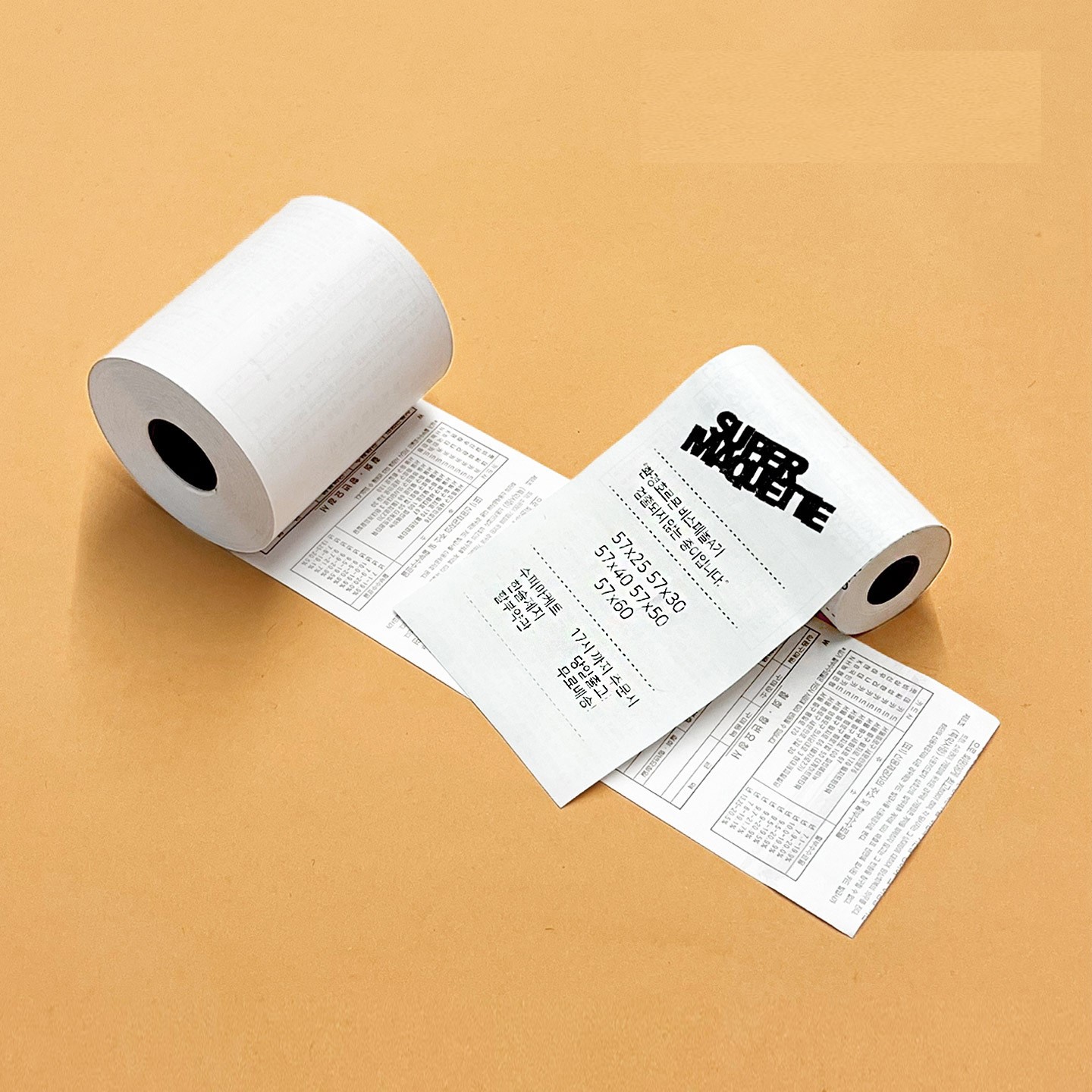 한솔 수퍼마케트 포스용지, 한솔원지, 57x25, 30롤