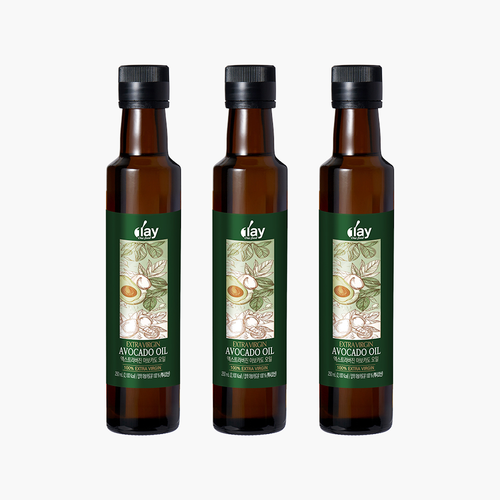 원데이원푸드 엑스트라버진 아보카도오일, 250ml, 3개