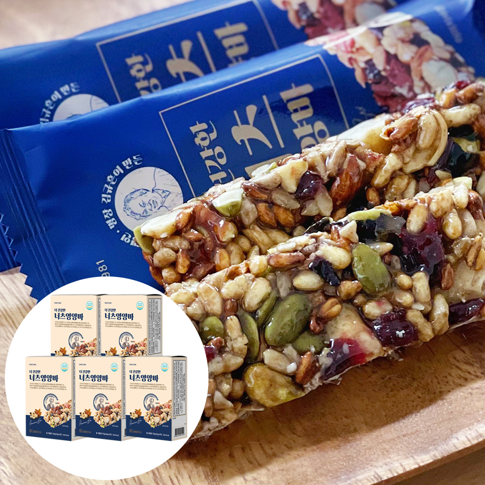 김규흔 한과 더 건강한 너츠 영양바 25개
