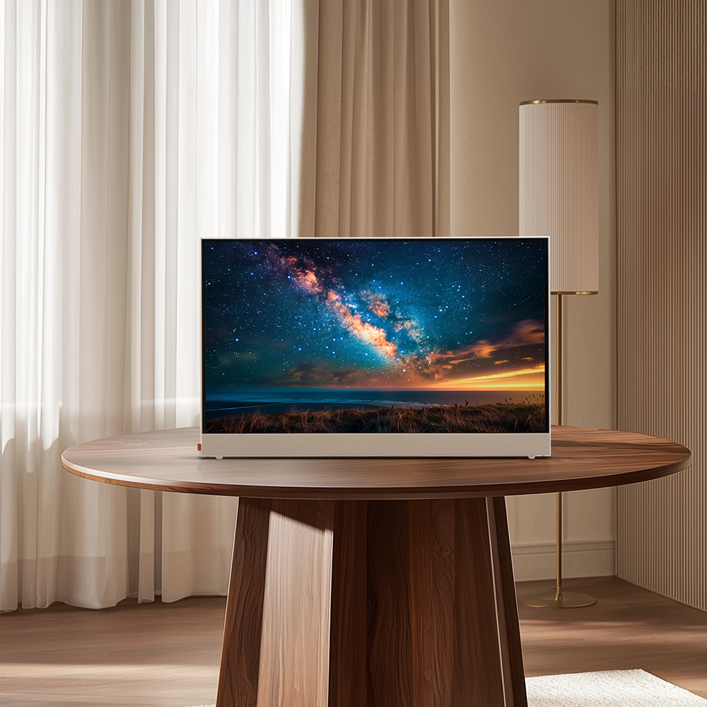 더함 포터블 TV NA321QLED 32인치 스탠드형