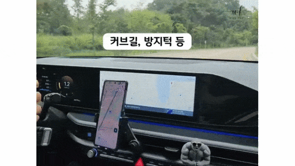 웨이프리 송풍구 휴대폰 거치대, 차량용, 블랙, 1개 상세 이미지 4