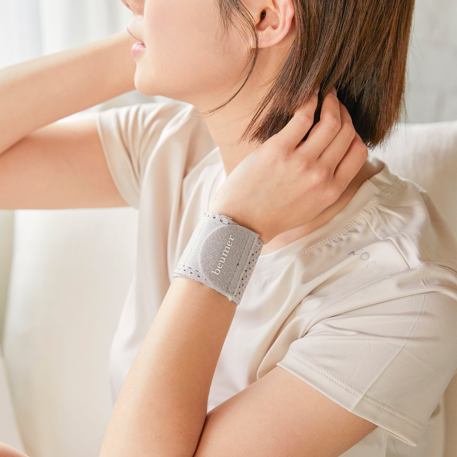 브메르 1mm 에어핏 손목보호대, 그레이, 2개 상품 이미지 4