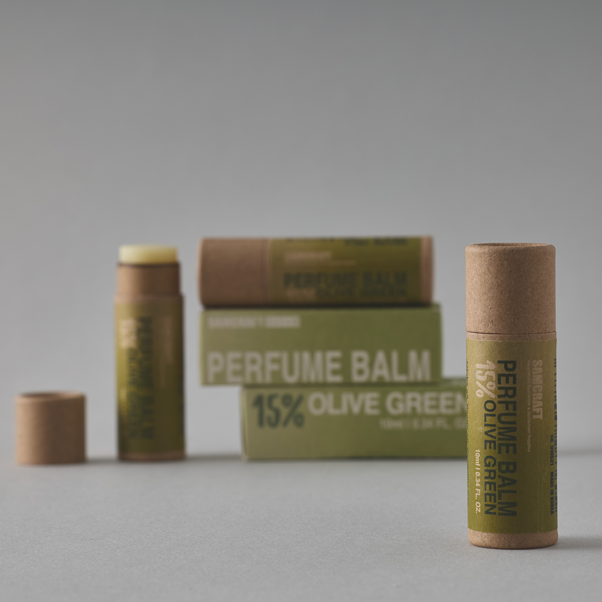 샘크래프트 퍼퓸밤 올리브그린, 10ml, 1개