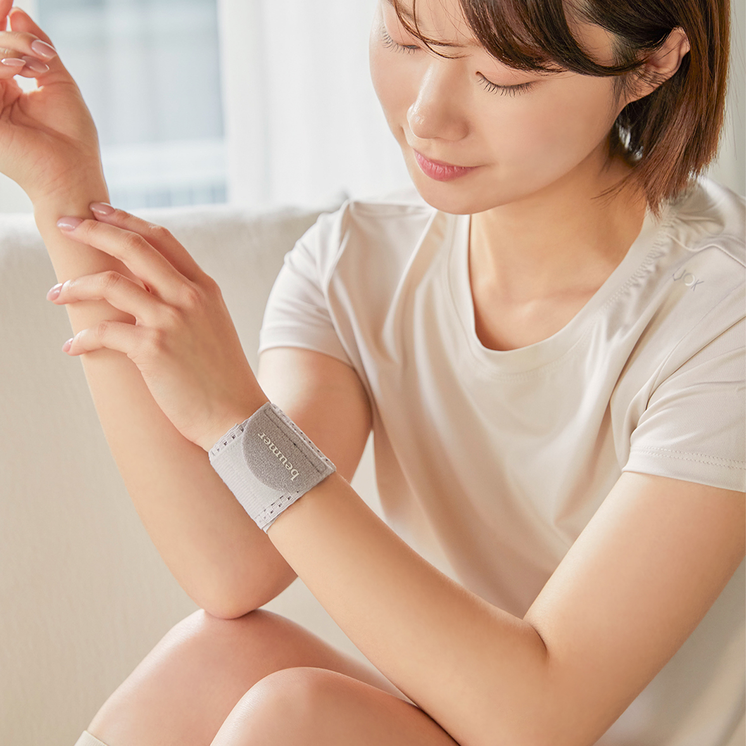 브메르 1mm 에어핏 손목보호대, 그레이, 2개 상품 이미지 2