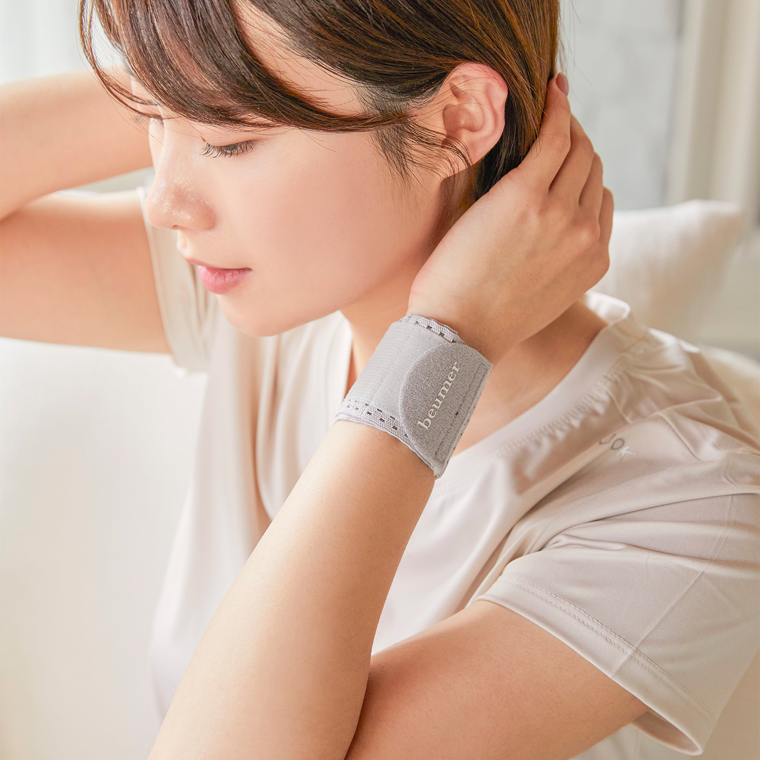 브메르 1mm 에어핏 손목보호대, 그레이, 2개 상품 이미지 3