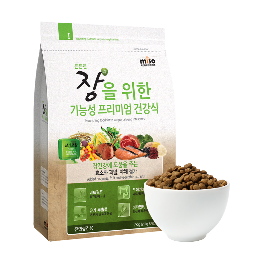 미소 강아지 기능성 사료, 장건강/유산균, 2kg, 1개 상품 이미지 3