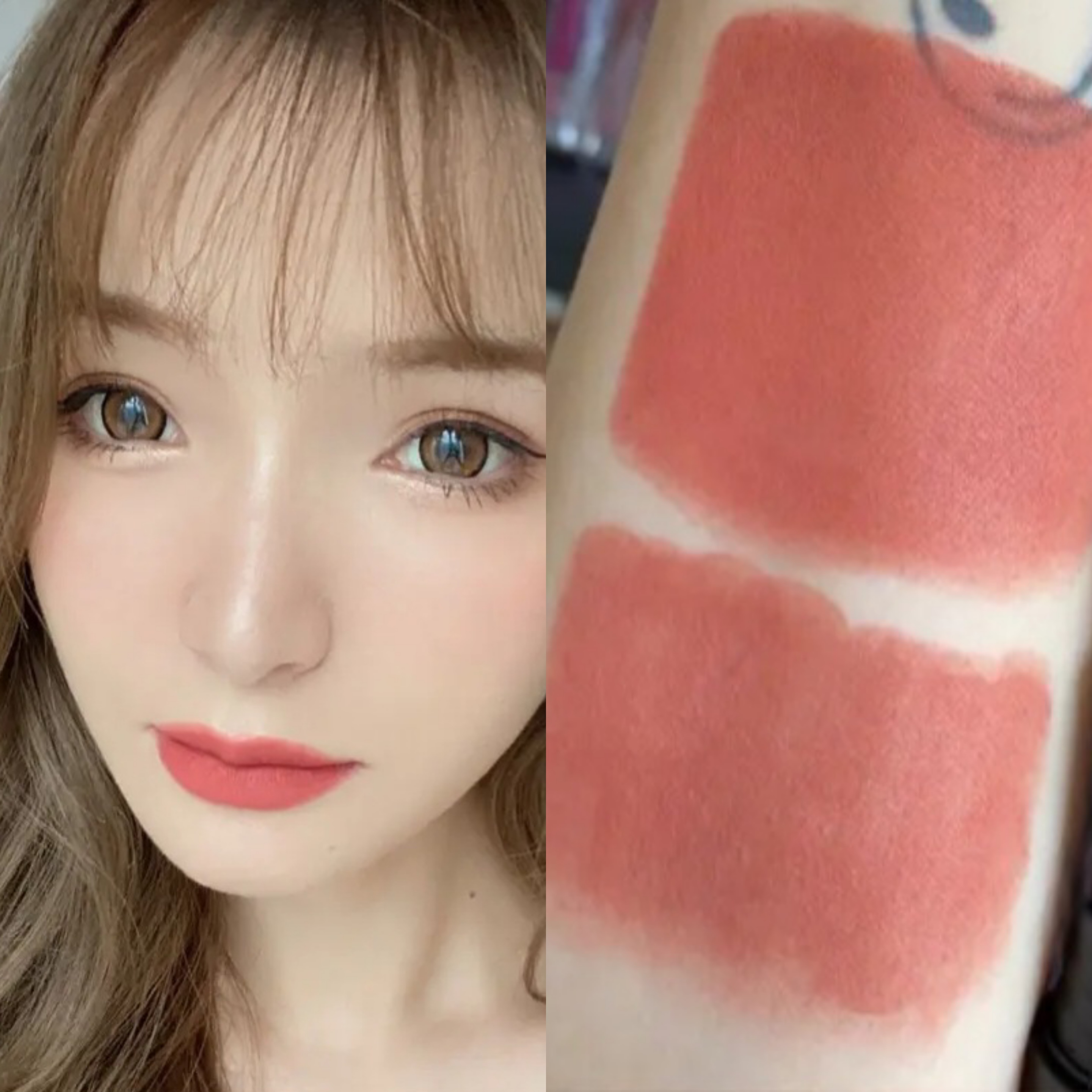 미도라 벨벳 매트 립스틱, 살구밀크, 3.8g, 1개