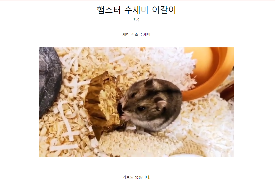 햄스터 이갈이 자연주의 세척 건조 수세미 간식, 15g, 1팩 상세 이미지 2