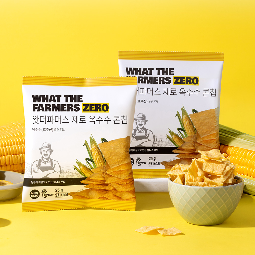 왓더파머스 제로 옥수수 콘칩, 25g, 10개 상품 이미지 2