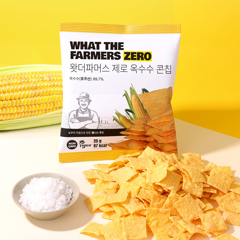 왓더파머스 제로 옥수수 콘칩, 25g, 10개 상품 이미지 9