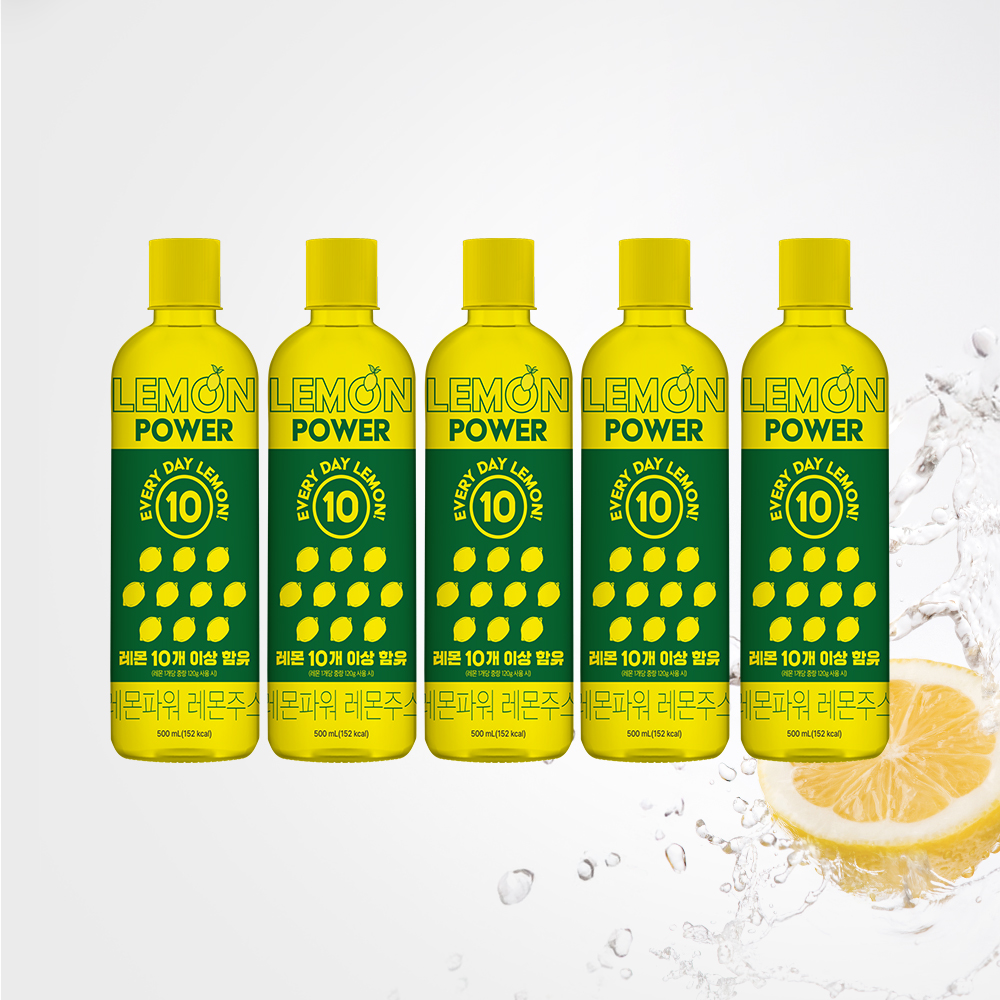 레몬주스 500ml 10병