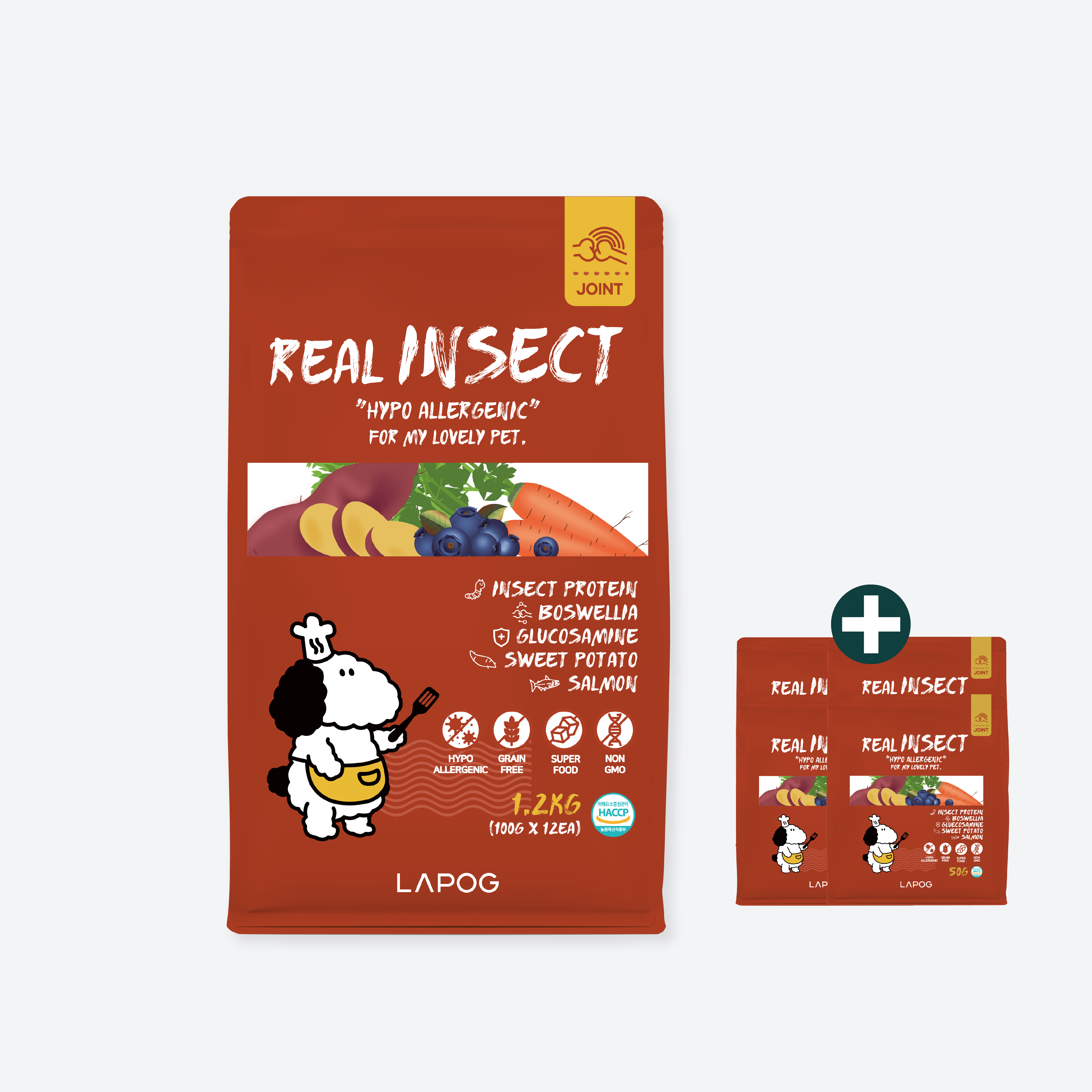 라포그 리얼인섹트 관절, 곤충, 1.2kg, 1개