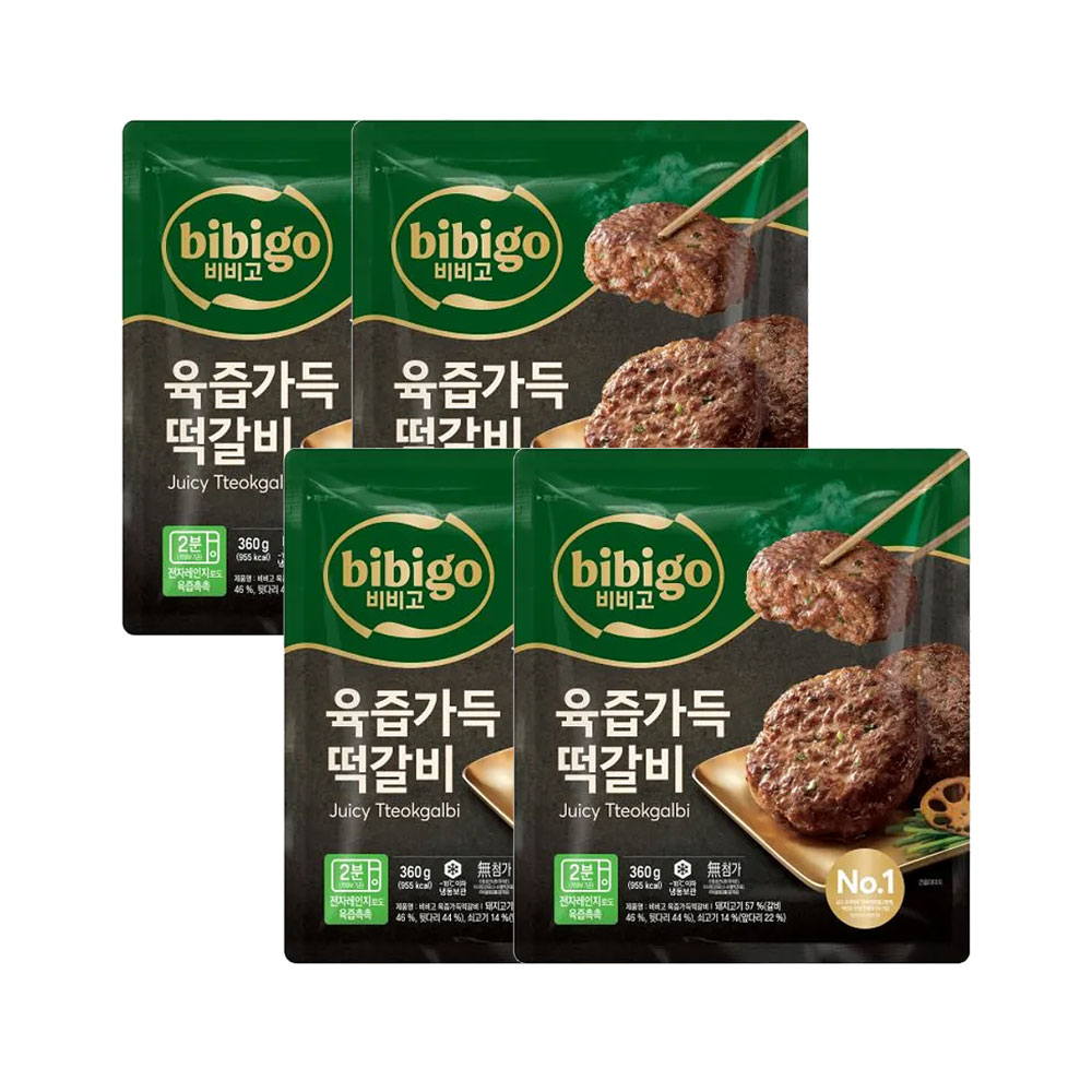비비고 육즙가득 떡갈비, 360g, 4개 토스쇼핑 특가