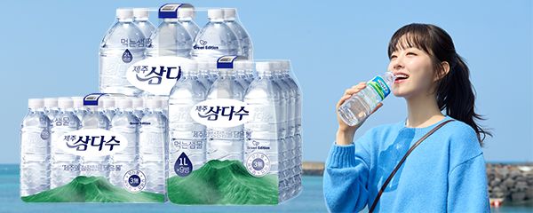 제주삼다수, 1L, 18입, 1개