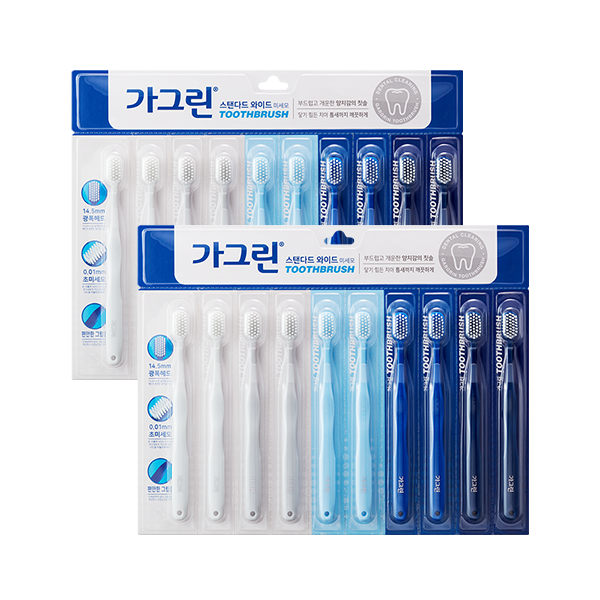 동아제약 가그린 스탠다드 와이드 미세모 칫솔, 10개입, 2세트