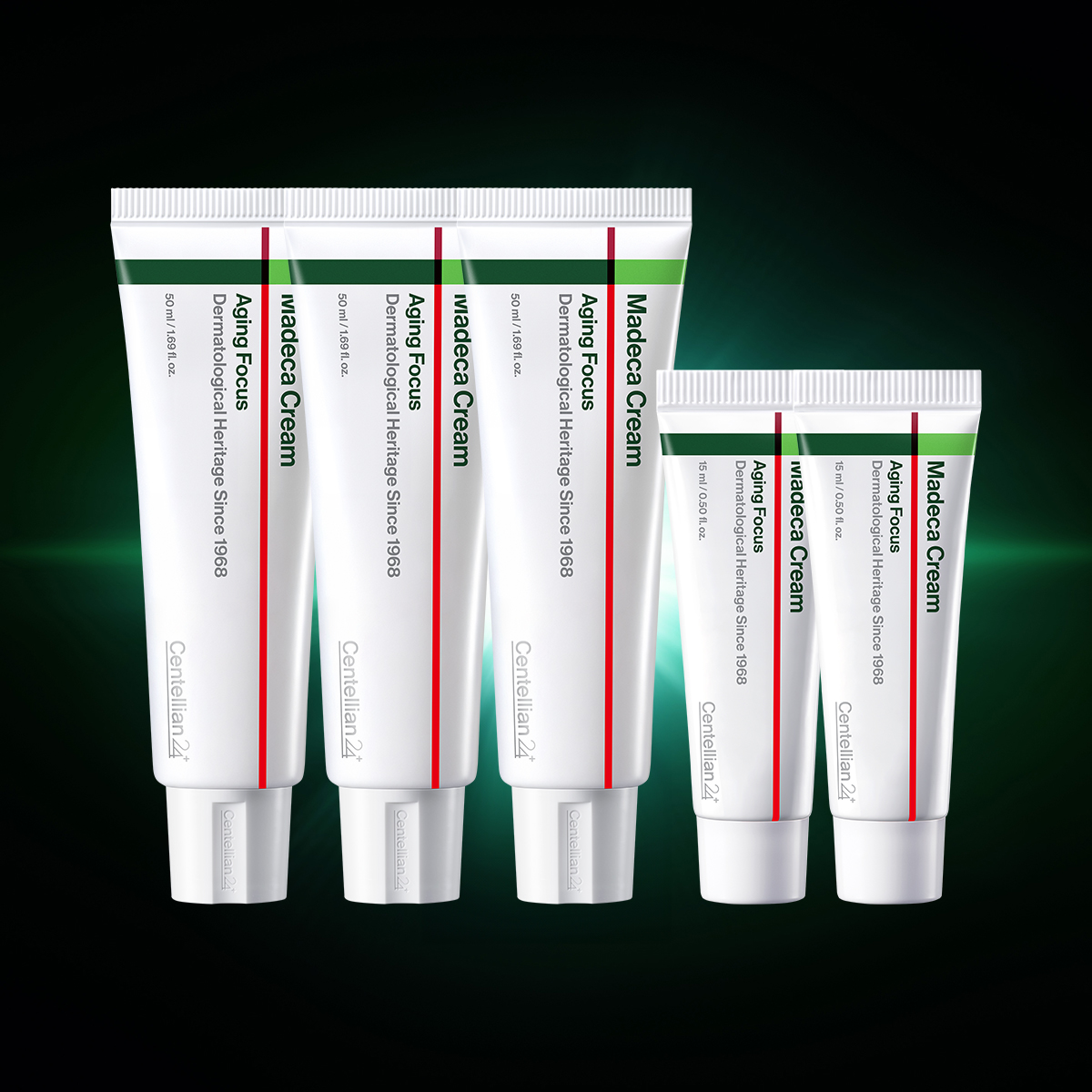 센텔리안24 마데카크림 에이징포커스, 50ml 3개 + 15ml 2개, 180ml, 1세트
