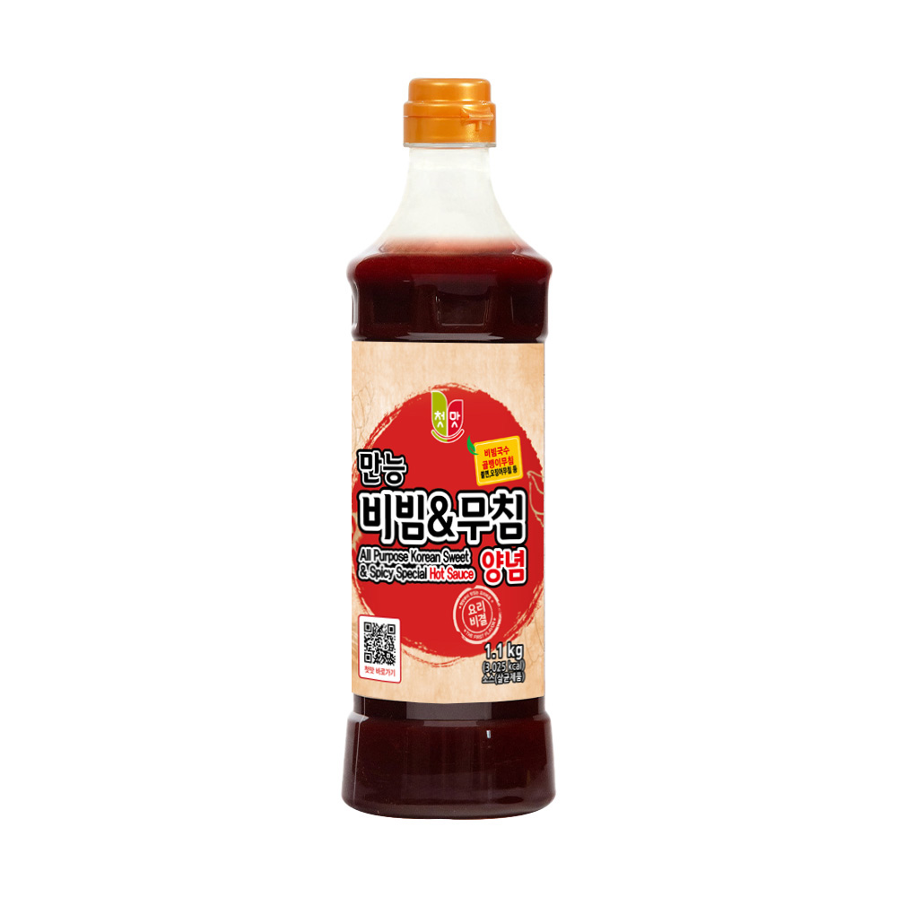 [토스쇼핑] 첫맛 만능 비빔무침양념, 1.1kg, 2개
