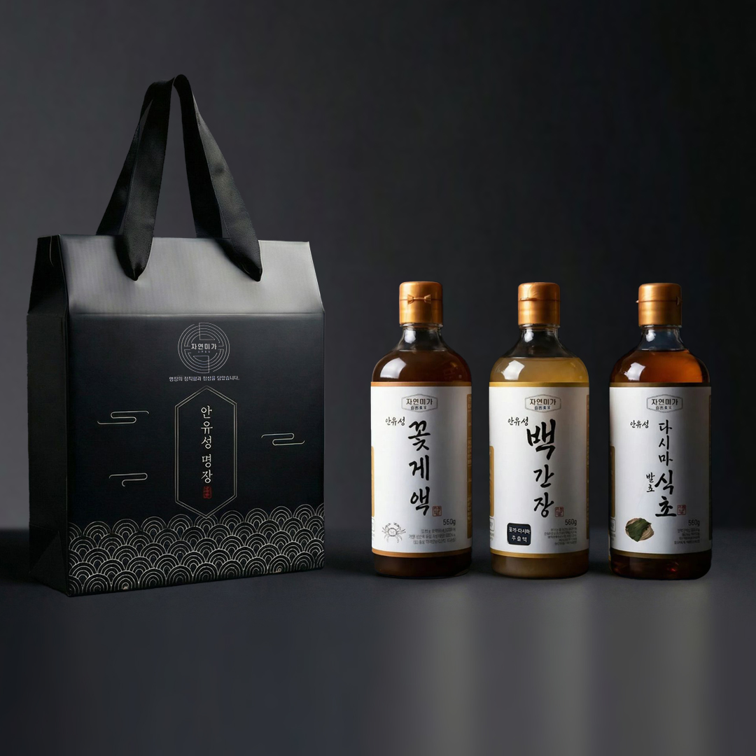 안유성 자연미가 소스 3종 세트
