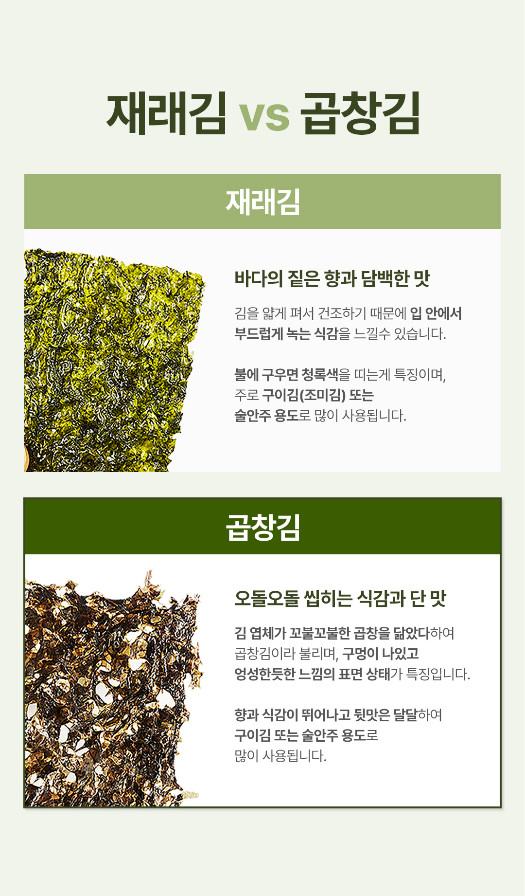 광천김 곱창김 도시락김, 5g, 27개 상세정보 16