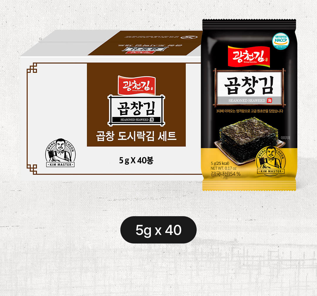 광천김 곱창김 도시락김, 5g, 27개 상세정보 11