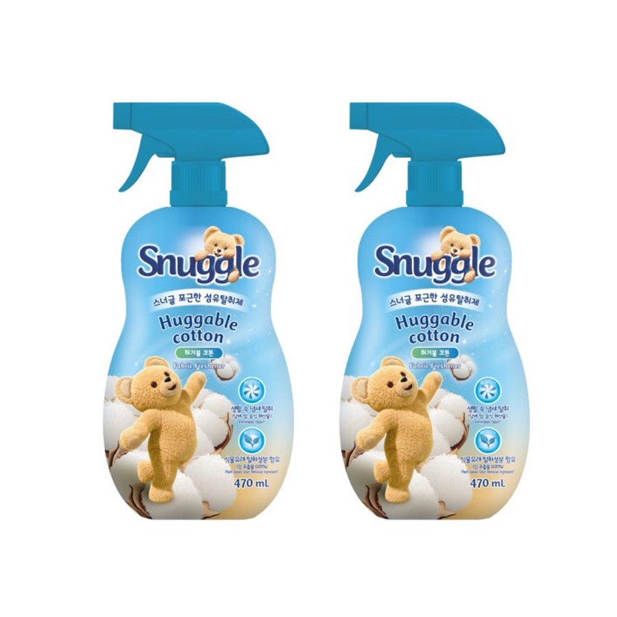 스너글 허거블 코튼 섬유탈취제, 더블 소프트, 470ml, 2개