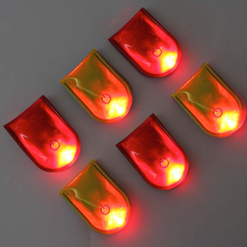 LED 안전클립, 레드, 2개