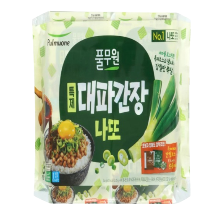 풀무원 특제대파간장나또, 43.25g, 8개, 1개