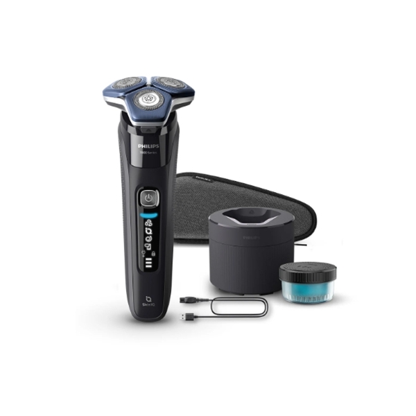 필립스 SkinIQ 7000 시리즈 전기면도기, S7886/70, 블랙, 1개
