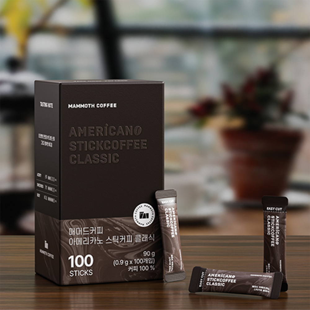 매머드 커피 아메리카노 스틱미니 클래식 + 스페셜, 180g, 200스틱, 1세트 상세 이미지 3